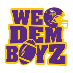 We Dem Boyz Minnesota Vikings Svg