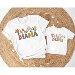 Mama Mini Shirt, Matching Mommy and Me Shirt, , mama baby outfit, mama shirt, mothers day shirt, mommy and me shirt, fir