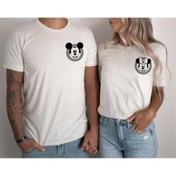 Retro Disney Pocket Size Print Shirts, Mickey Checkered Shirt, Retro Disney Shirts, Disney Shirts Women, Disney Family S