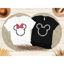 Mickey-Minnie Mouse Shirt, Disney couple shirt, Disney Family Shirt, Custom Disney Shirt, Disney Matching, Disneyworld S