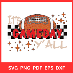 It's Game Day Y'all Svg | Game Day Baseball Svg |Baseball Cricut Cut Files | Game Day SVG|Game day Vibes Svg