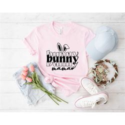 Bunny mama shirt, bunny shirt, Mama Shirt, Bunny with Glasses, Bunny Lover Gift, happy easter, easter outfit, happy east