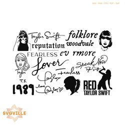 Taylor Swift Tour Taylor Albums SVG Graphic Design File
