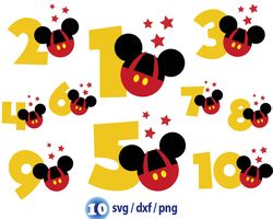 Birthday Mickey Age svg, Mickey Birthday Boy svg, Disney Birthday svg, Birthday Quotes svg, Mickey Birthday svg