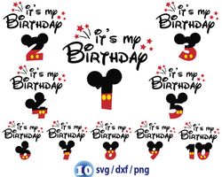 Disney Birthday Boy svg, Family Vacation png, Mickey Birthday, Magical Kingdom, Disney Birthday Quotes svg