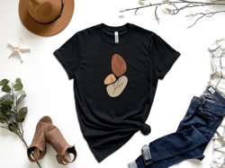 Boho Botanical Shirt, Minimalist Women Shirt, Minimal Abstract Line Shirt, Wild Flower Shirt, Trendy T-Shirt
