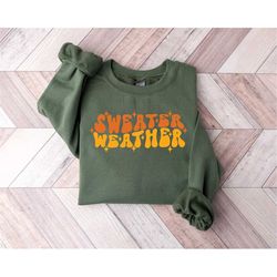 Sweater Weather Sweatshirt,Retro Comfort Colors Shirt,Vintage Thanksgiving Shirt,Happy Thanksgiving,Happy Fall Yall,Frie