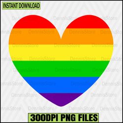 Rainbow Heart Svg LGBT Gay Pride Png,Pride Png,LGBT Png,Lesbian Png ,Gay Png,Bisexual Png,Transgender Png,Queer Png,Ques
