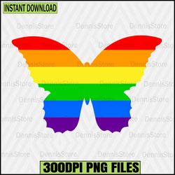 Butterfly Motif Design LGBT Pride Png,Pride Png,LGBT Png,Lesbian Png ,Gay Png,Bisexual Png,Transgender Png,Queer Png