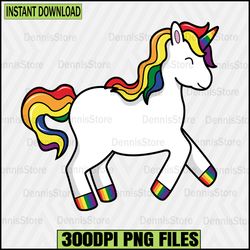 Unicorn LGBT Clipart Illustration Png,Pride Png,LGBT Png,Lesbian Png ,Gay Png,Bisexual Png,Transgender Png,Queer Png,Que