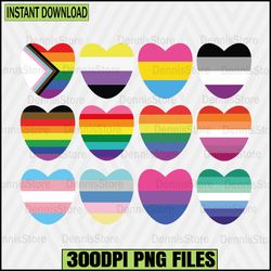 LGBT PRIDE FLAGS HEART FIGURE Png,Pride Png,LGBT Png,Lesbian Png ,Gay Png,Bisexual Png,Transgender Png,Queer Png,Questio