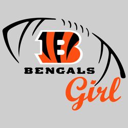 Bengals Girl Svg, Sport Svg, Football Svg, Football Teams Svg, NFL Svg, Cincinnati Svg, Bengals Football Team, Bengals S