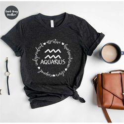 Aquarius Shirt, Aquarius Zodiac, Aquarius Gift, Zodiac Art Gifts, Aquarius Birth Gift , Gift for Aquarius, Aquarius Birt