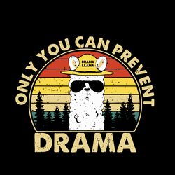 only you can prevent drama llama svg
