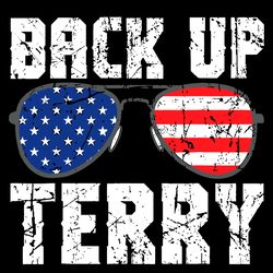 Back Up Terry 4th Of July Sunglasses Svg