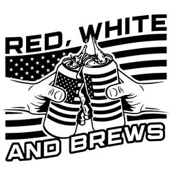 Red White And Brews 4th Of July Svg