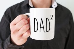 Dad of Two Mug, Father of Two, Gift For Dad, Funny Dad 2 Mug, Daddy Mug, Best Dad Eve