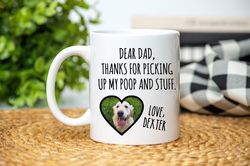 Dog Dad Mug, Pet Gift For Him, Personalized Dog Dad Mug, Custom Dog Dad Gift, Fathers