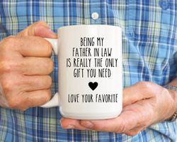 Father In Law Mug, Father In Law Gift, Gifts For Father-In-Law, Gift From Bride, Fath