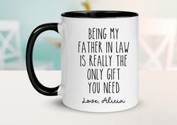 Funny Father In Law Mug, Gift For FIL, Father In Law Birthday Gift, Fathers Day Mug,