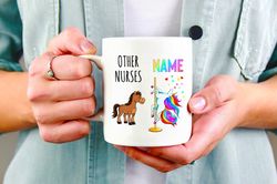 Nurse Mug, Nurse Gift, Nurse Unicorn Custom Mug, Nurse Graduation, Funny Gift For Nur