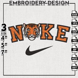 Nike Princeton Tigers Embroidery Designs, NCAA Embroidery Files, Princeton Tigers, Machine Embroidery Files