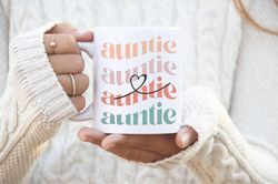 Auntie Mug Aunt Gift Birthday Gift for Aunt Christmas Gift for New Auntie Favorite Mu