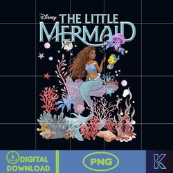 The Little Mermaid Ariel Retro Png, Little Mermaid Ariel, Disneyland Png, The Little Mermaid 2023