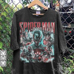 Spidey 2099 Movie Shirt, Retro Spider-Man Vintage 90s Y2K Sweatshirt, Spider Verse 2099 Miguel O Hara Gift For Fan Unise