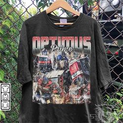 Optimus Prime Movie Shirt, Optimus Prime Autobot 90S Y2K Vintage Retro Bootleg, Transformers Rise of The Beasts Tee Gift