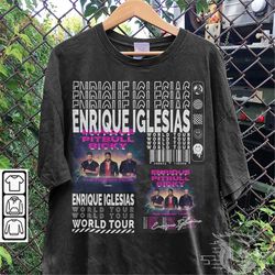 Enrique Iglesias Music Shirt, Sweatshirt Y2K 90s Merch Vintage Album The Trilogy Tour 2023 Tickets Graphic Tee L806M