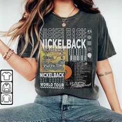 Nickelback Music Shirt, Merch Vintage Get Rollin' Tour 2023 Tickets Album Get Rollin Graphic Tee 90s Y2K Gift For Fan L9