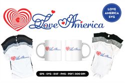 Love America SVG