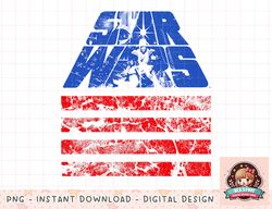Star Wars Retro Slant Logo Red White & Blue July 4th png, instant download, digital print png, instant download, digital