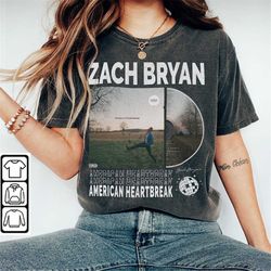 Zach Bryan Music Shirt, Sweatshirt Y2K 90s Merch Vintage Album American Heartbreak European Summer Tour 2023 Tickets Tee