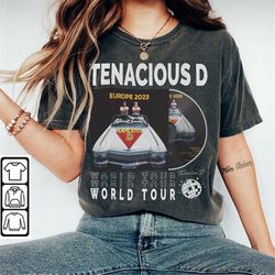 Tenacious D Music Shirt, Sweatshirt Y2K 90s Merch Vintage Album The Pick of Destiny Tickets Tee L806M