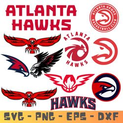 Atalanta Hawks SVG Bundle - Atalanta Hawks SVG, PNG, EPS, DXF - Atalanta Hawks SVG Layered File 330 DPI