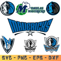 Dallas Mavericks SVG Bundle - Dallas Mavericks SVG, PNG, DXF, EPS - Dallas Mavericks SVG Layered Designs.