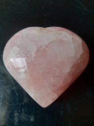 Rose Quartz Heart: Symbolic Gift of Love and Serenity for Elegant Decor