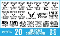 Air Force Bundle SVG Designs Air Force Bundle SVG Designs Air Force Bundle SVG Designs
