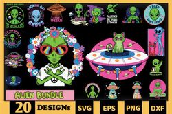 Alien Bundle SVG 20 Designs Alien Bundle SVG 20 Designs