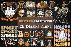 Western Halloween Bundle SVG 20 Designs Western Halloween Bundle SVG 20 Designs