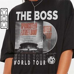 Bruce Springsteen Music Shirt, 90s Y2K Merch Vintage The Boss E Street Band 2023 Tour Tickets Album Gift For Fan L805M