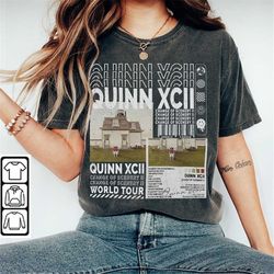 Quinn XCII Music Shirt, 90s Y2K Merch Vintage Quinn XCII The People's Tour 2023 Tickets Album Change of Scenery II Png G