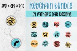 Keychain Bundle SVG, Fathers Day SVG Keychain Bundle SVG, Fathers Day SVG