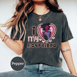 Hobie Brown I Love My Boyfriend T-shirt, Spider-punk Shirt, Hobie Brown Fanclub, Across the Spider-Verse Tee
