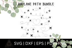 Airplane Path Bundle SVG Airplane Path Bundle SVG