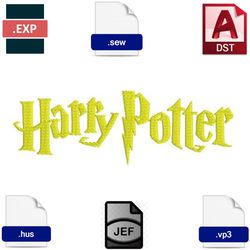 "Magical Stitches: Embroidered Harry Potter Designs for Wizarding Style