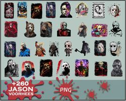 260 Horror Characters Png Clipart Bundle, Horror Png Bundle, Halloween PNG, Horror Movies Clipart, Bundle for Commercial