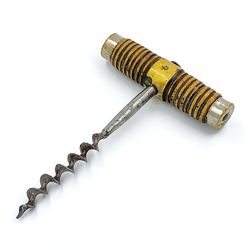 Vintage forged corkscrew 19th century